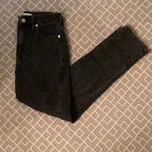 Madewell curvy perfect vintage jeans - black size 23